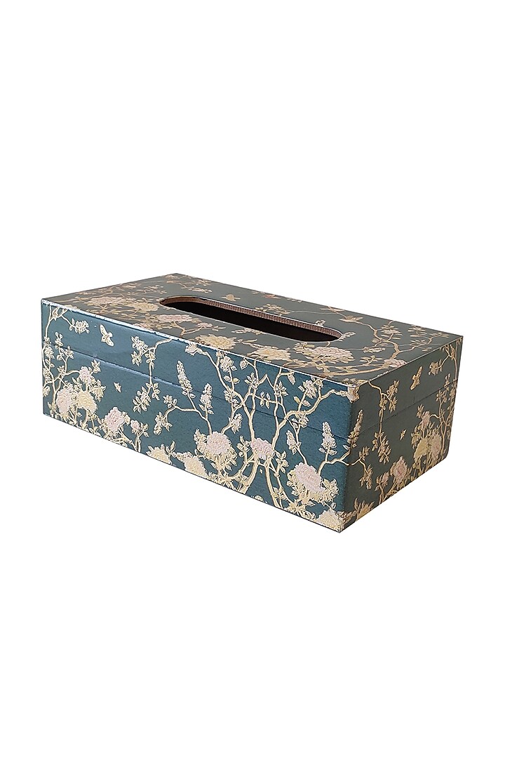 Green MDF Tissue Box by Expression Gifting at Pernia's Pop Up Shop