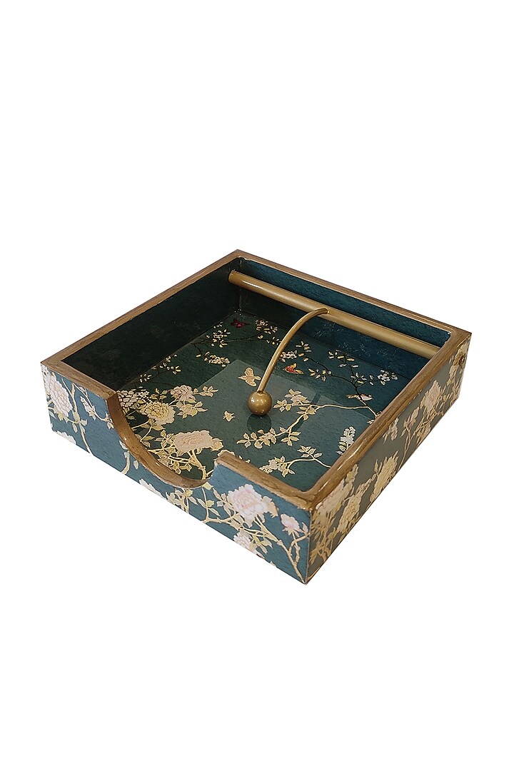 Green MDF Weight Tissue Holder by Expression Gifting at Pernia's Pop Up Shop
