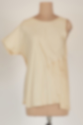 Off White Asymmetric Top by EZRA at Pernia's Pop Up Shop