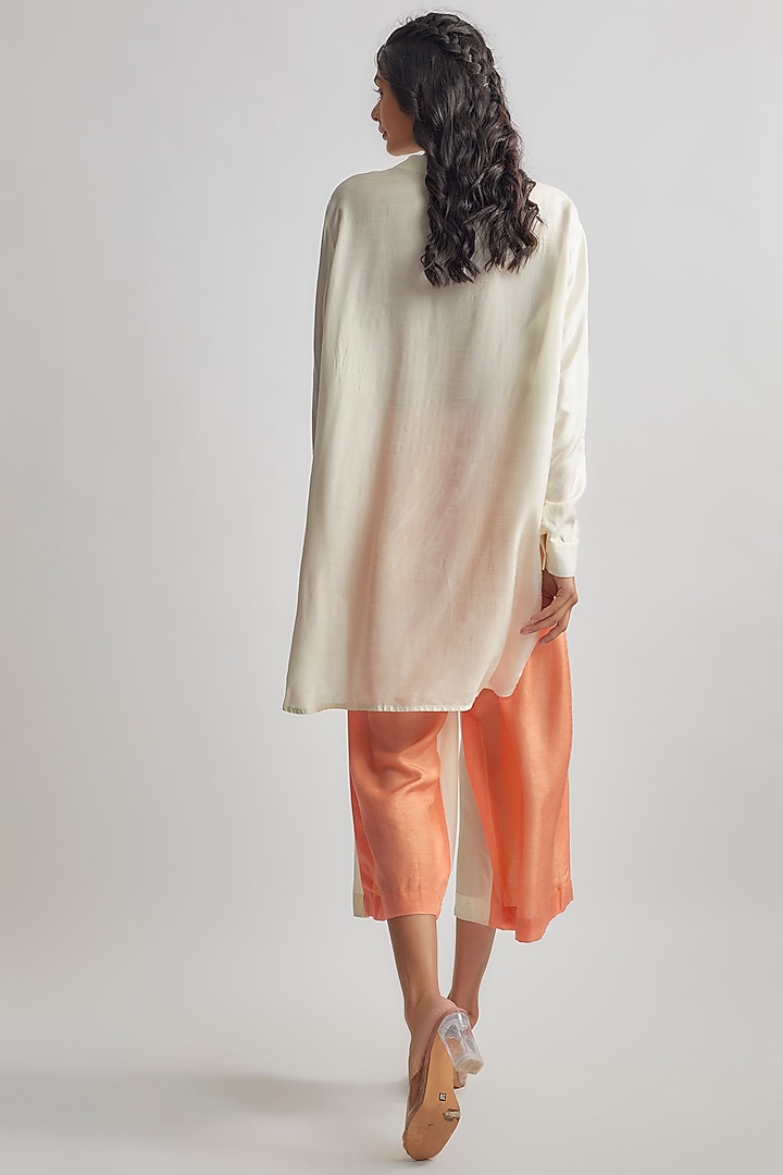 Ivory Dola Silk Co-Ord Set by EZRA at Pernia's Pop Up Shop
