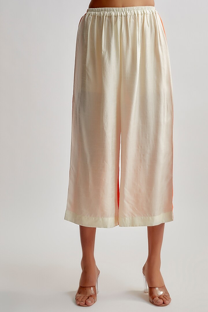 Ivory Dola Silk Co-Ord Set by EZRA at Pernia's Pop Up Shop