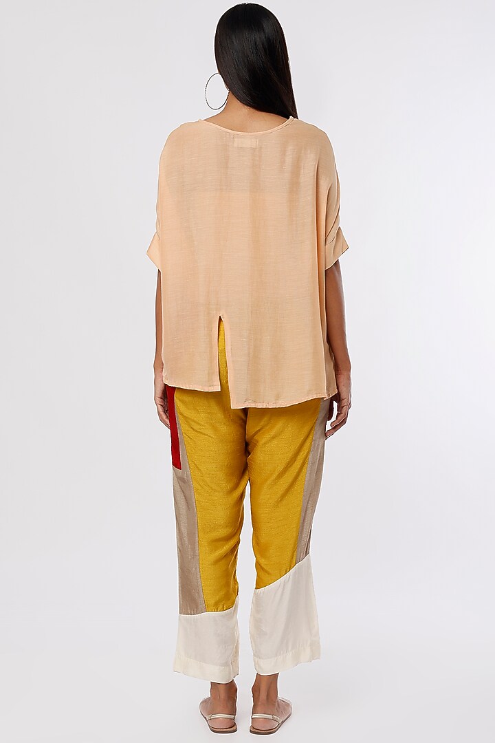 Yellow Cotton Voile Top by Ezra at Pernia's Pop Up Shop