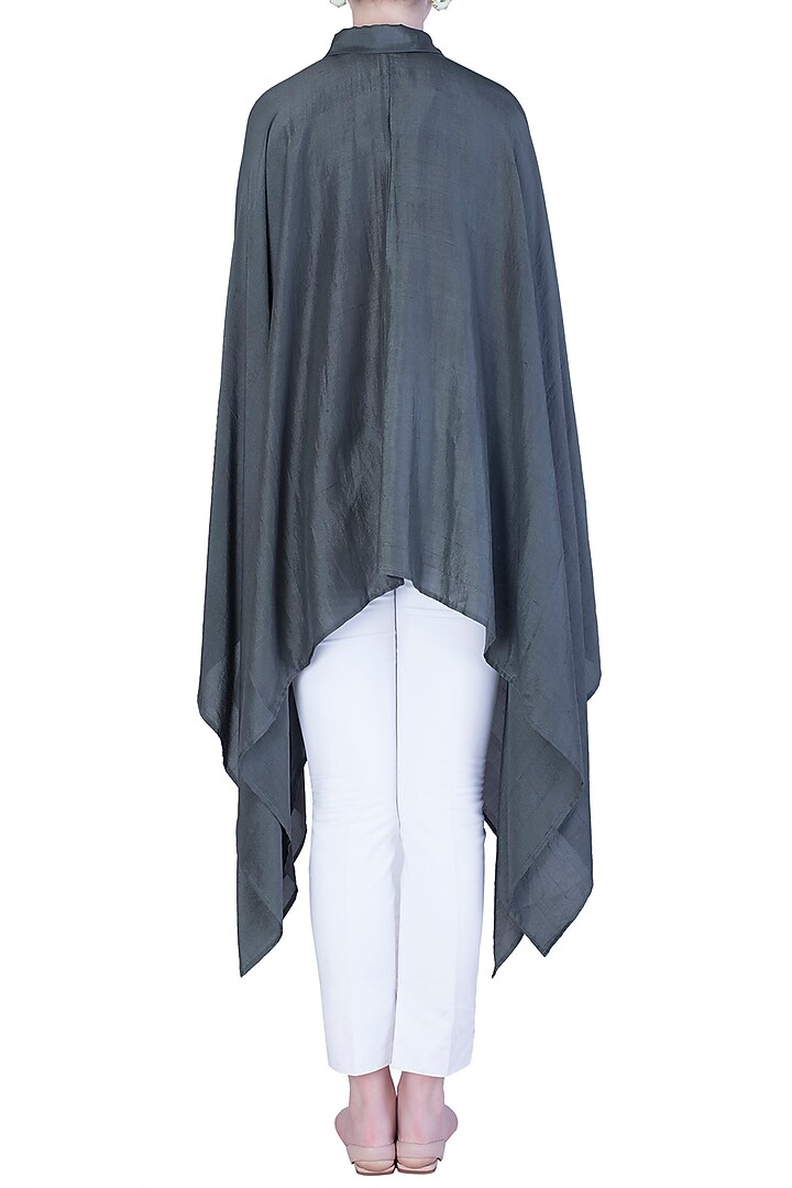 Moss green asymmetrical top available only at Pernia's Pop Up Shop.