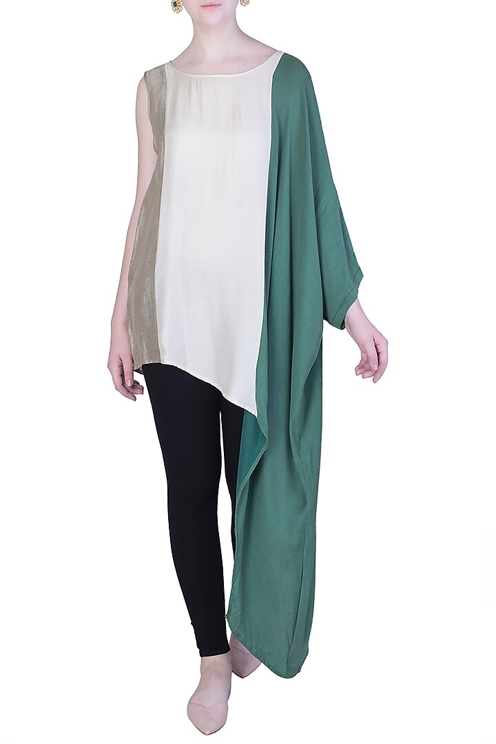 Green vertical patch top available only at Pernia's Pop Up Shop.