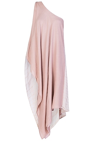 Blush Pink One Shoulder Top by EZRA