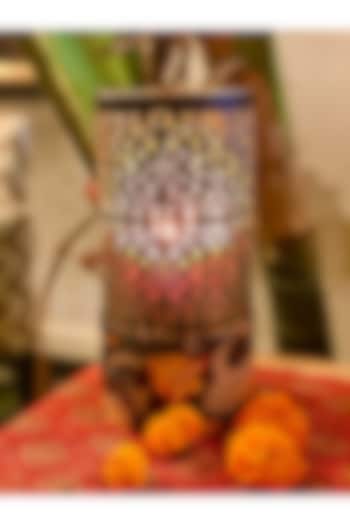 Black Iron Hurricane Lantern by Faaya Gifting at Pernia's Pop Up Shop