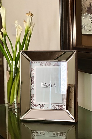 Gold Glass Amadeus Photo Frame by Faaya Gifting