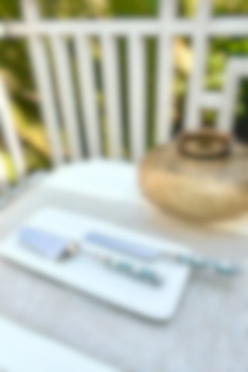 Moroccan Mint Cake Server & Knife Set by Faaya Gifting at Pernia's Pop Up Shop