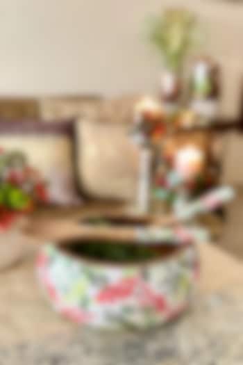 Multi-Colored Holly Mango Wood Bowl & Server Set by Faaya Gifting at Pernia's Pop Up Shop