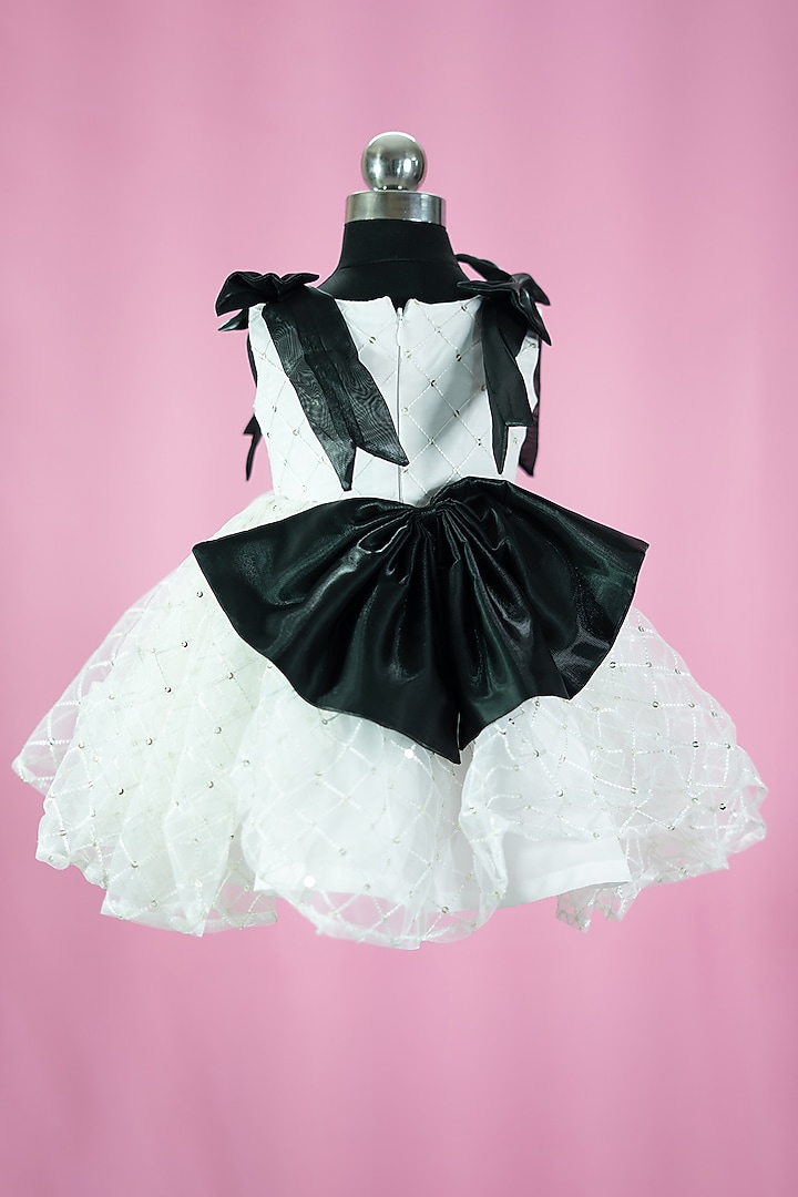 White Organza Dress For Girls by Fairy Frills at Pernia's Pop Up Shop
