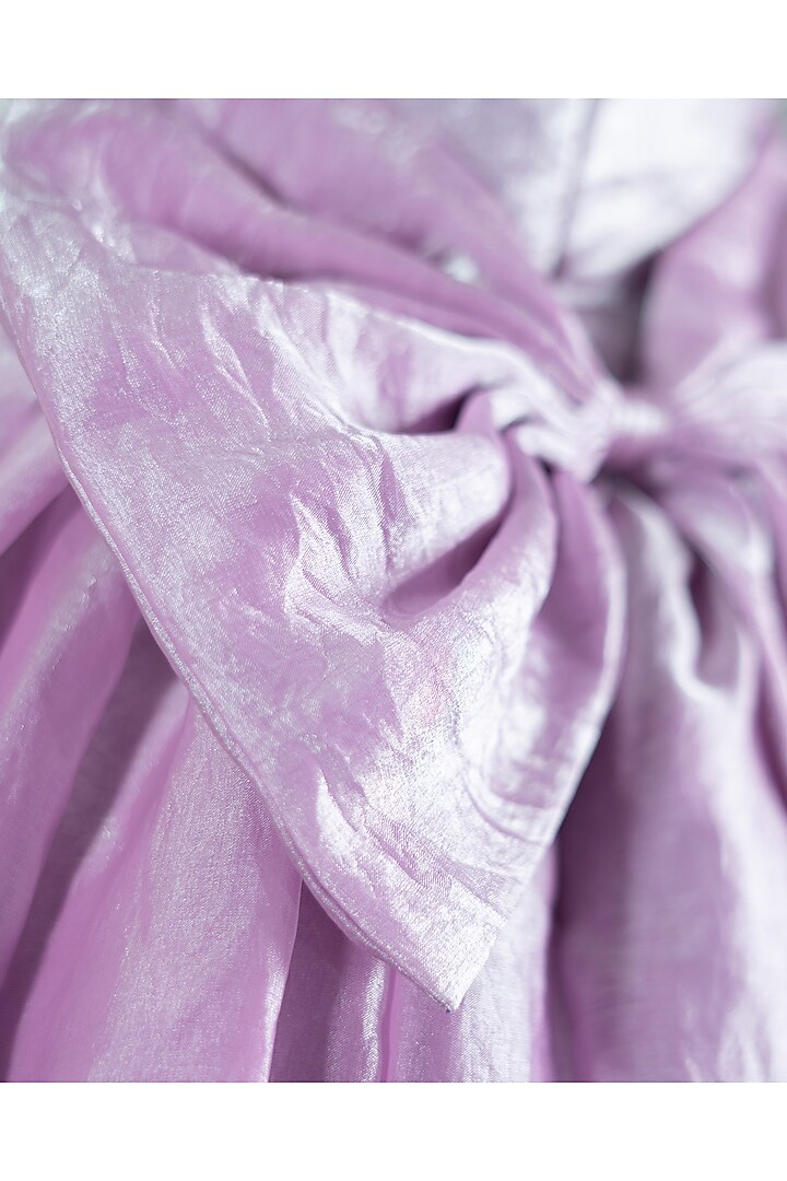 Lilac Silk Dress For Girls by Fairy Frills at Pernia's Pop Up Shop
