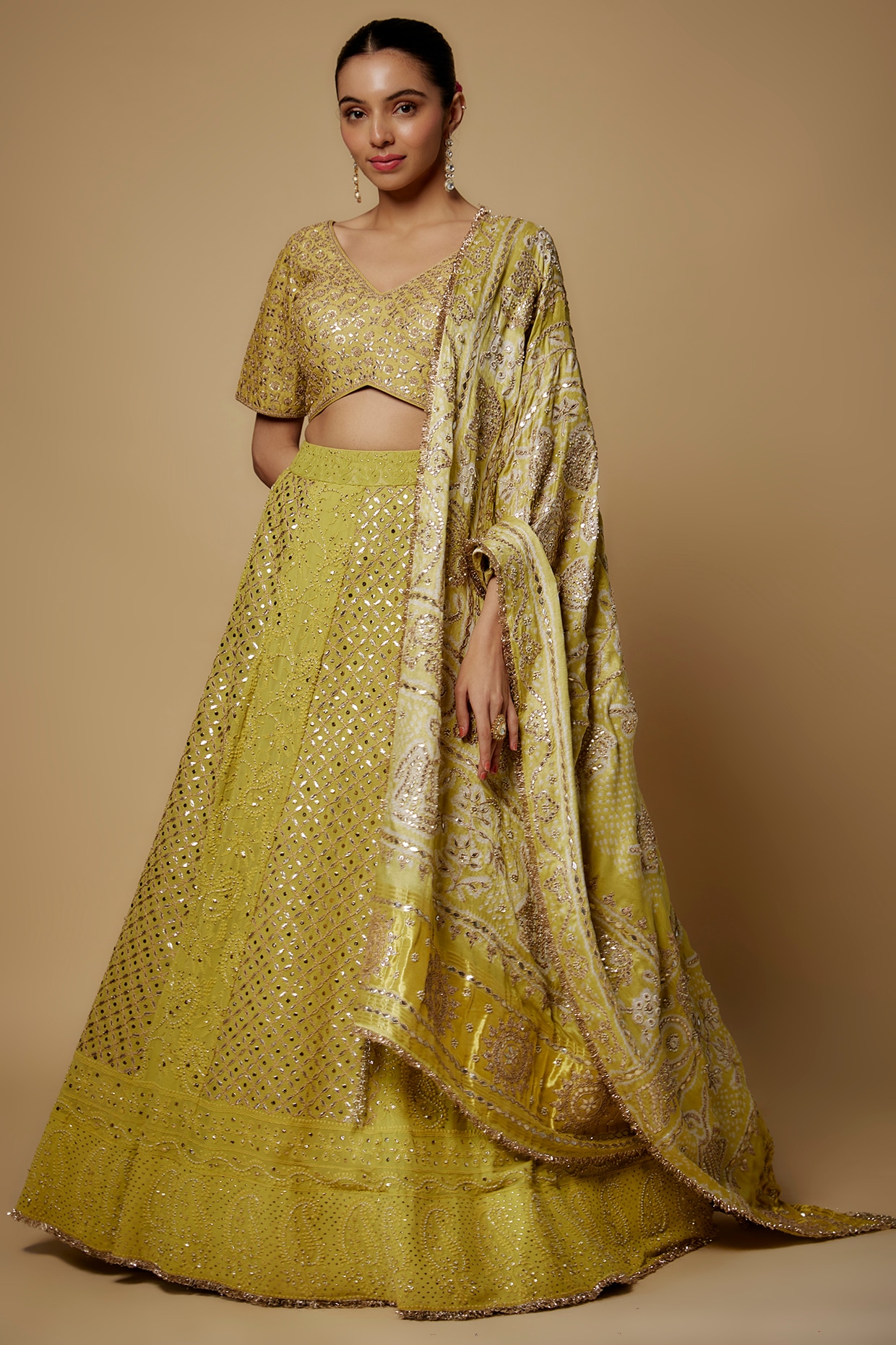 Buy Indian Lehenga for Women Designer Lengha Ethnic Chikankari Lehenga  Blouse Set for Women Yellow Lengha Ready to Ship Online in India - Etsy