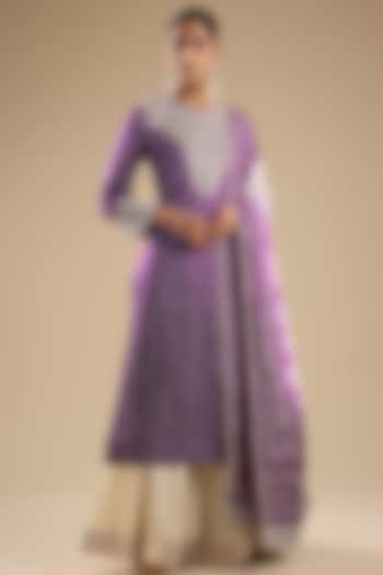 White Cotton Bridal Sharara Set by Faabiiana at Pernia's Pop Up Shop