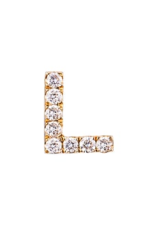 18kt Rose Gold Finish Round Diamond L Pendant by Faith By ASM-POPULAR PRODUCTS AT STORE