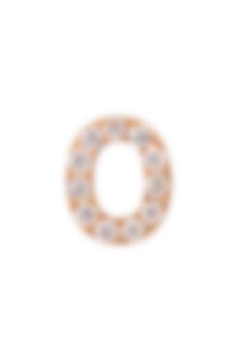 18kt Rose Gold Finish Round Diamond O Pendant by Faith By ASM at Pernia's Pop Up Shop