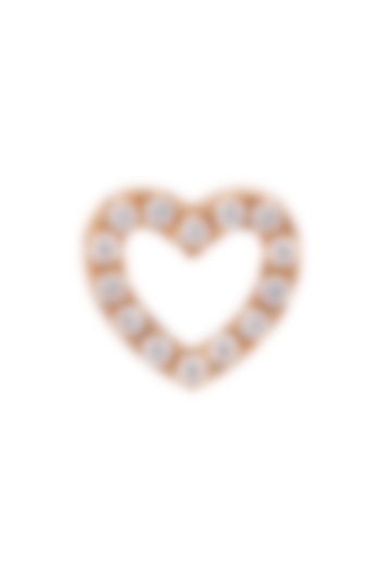 18kt Rose Gold Finish Round Diamond Z Pendant by Faith By ASM at Pernia's Pop Up Shop
