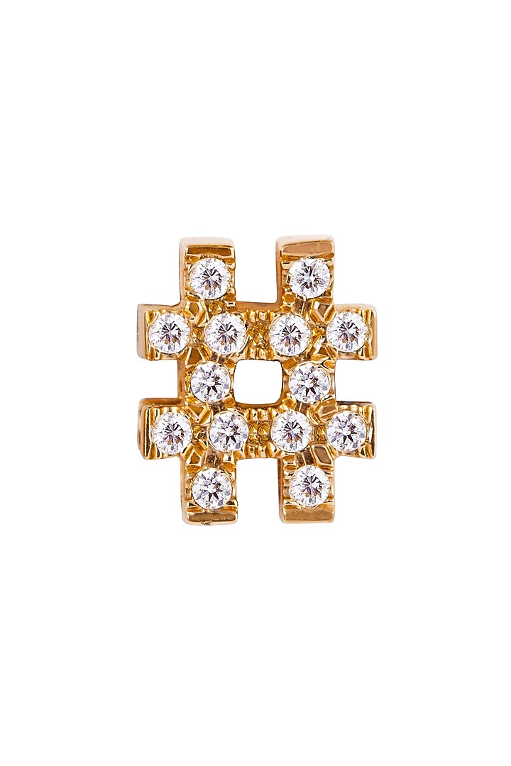 18kt Rose Gold Finish Round Diamond # Pendant by Faith By ASM at Pernia's Pop Up Shop
