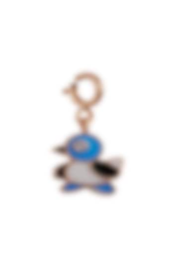 18kt Rose Gold Finish Diamond & Gemstone Duck Charm by Faith By ASM at Pernia's Pop Up Shop