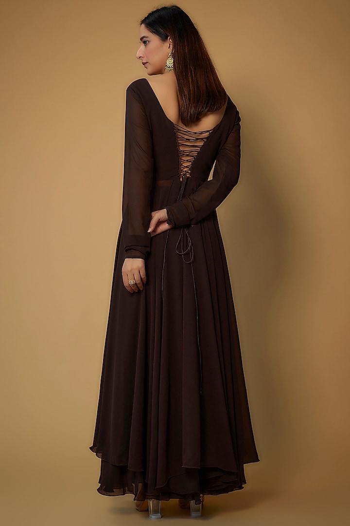coffee brown color combination dress CALL IT SPRING
