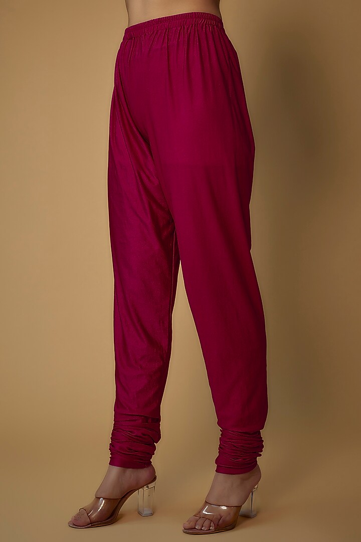 Reddish Pink Georgette Embellishments Party Wear Anarkali Set by FATIZ at Pernia's Pop Up Shop