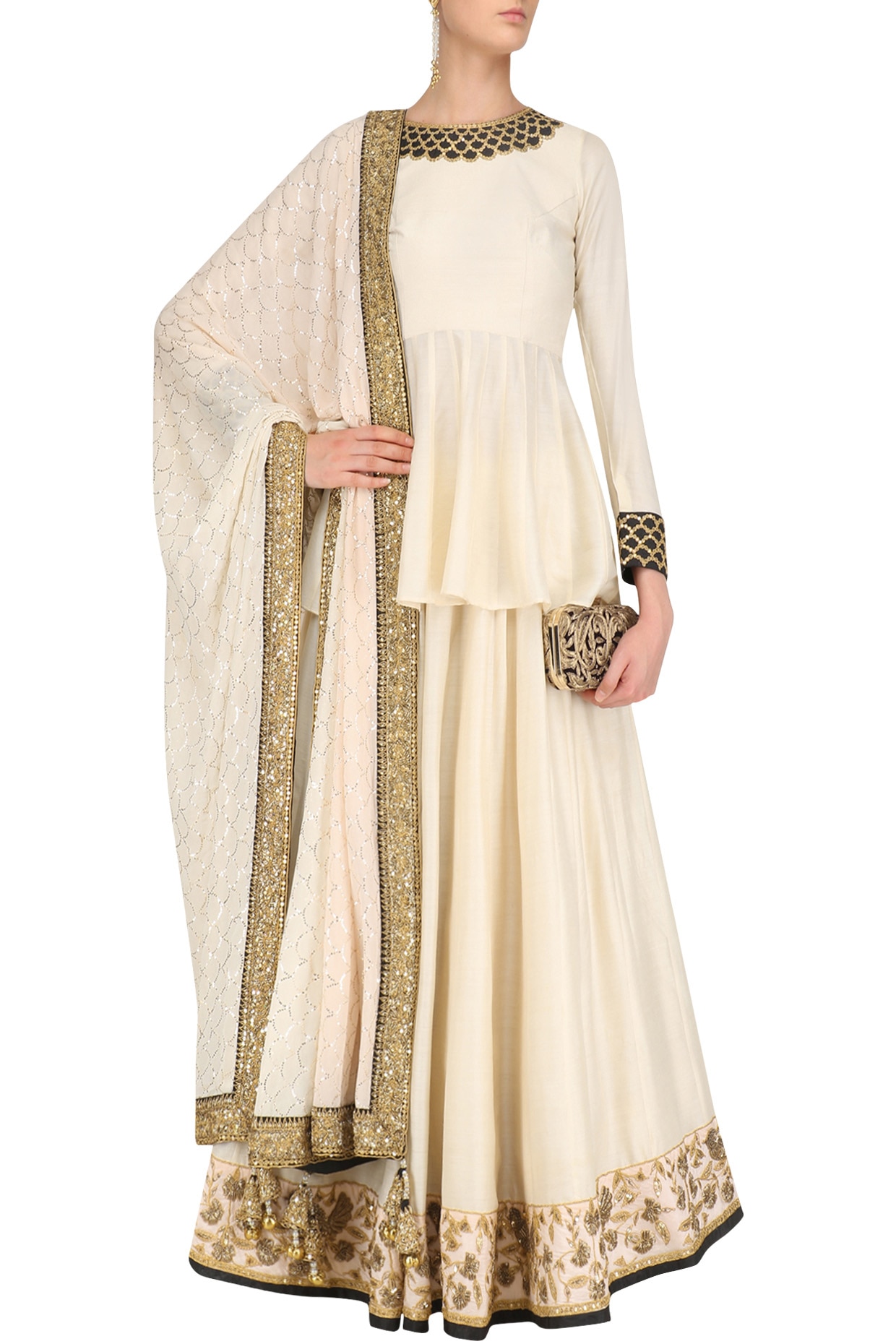 peplum top and skirt indian