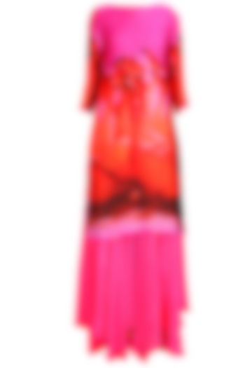 Flamingo printed lehenga set available only at Pernia's Pop-Up Shop.