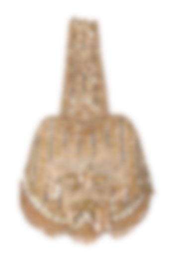 Gold Embroidered Potli Bag by Fuchsia by Aashka Mehta at Pernia's Pop Up Shop