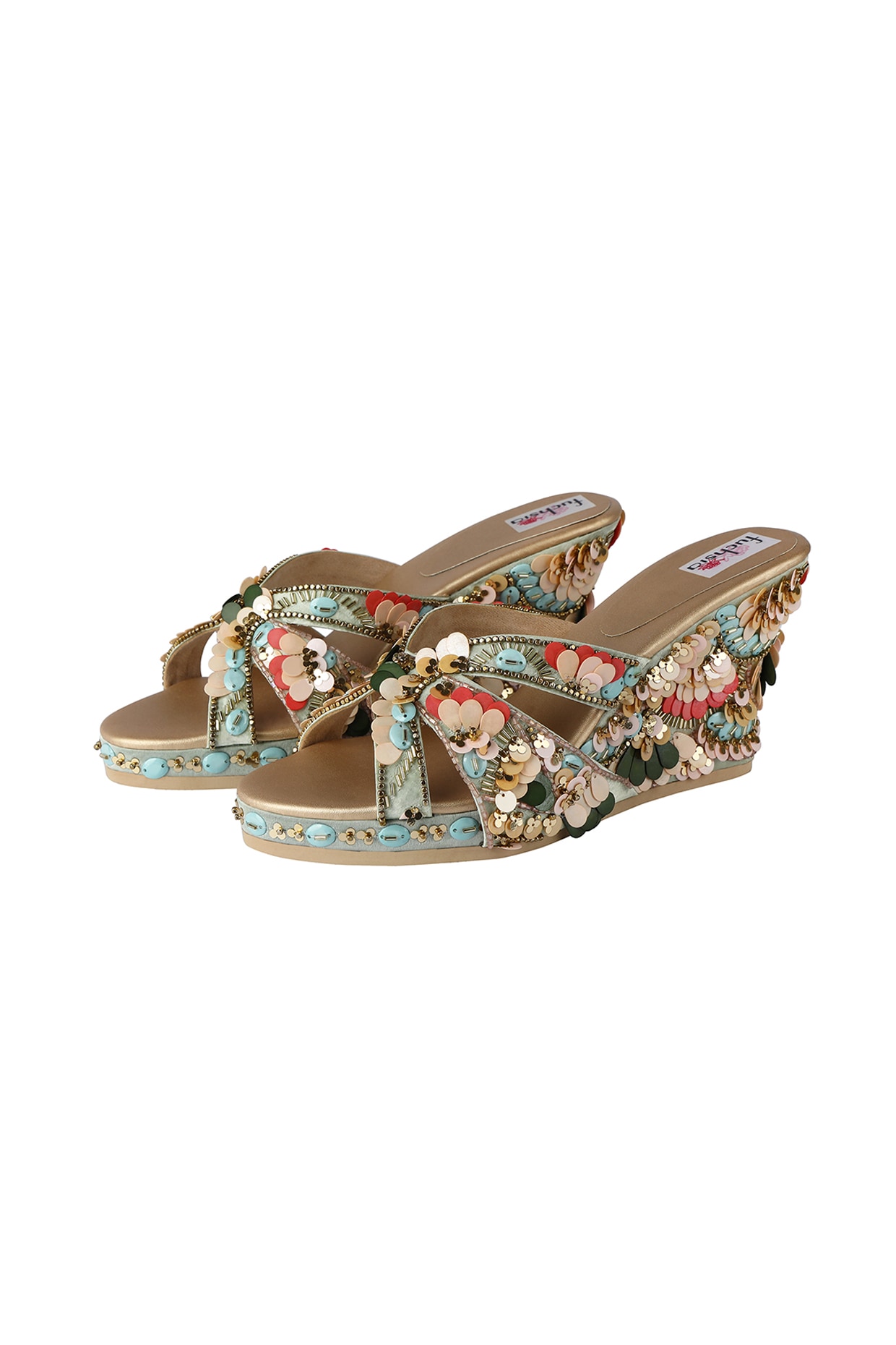 Girls Bright Multi colored Glitz Sandals | Laura Ashley – The Classy Peacock