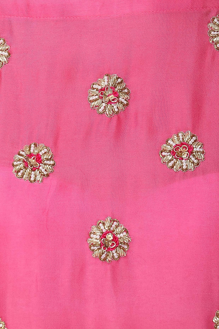 Light pink Nargis Embroidered Cape available only at Pernia's Pop Up Shop.
