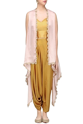 Rose Gold Naya Cape Jacket by Fancy Pants