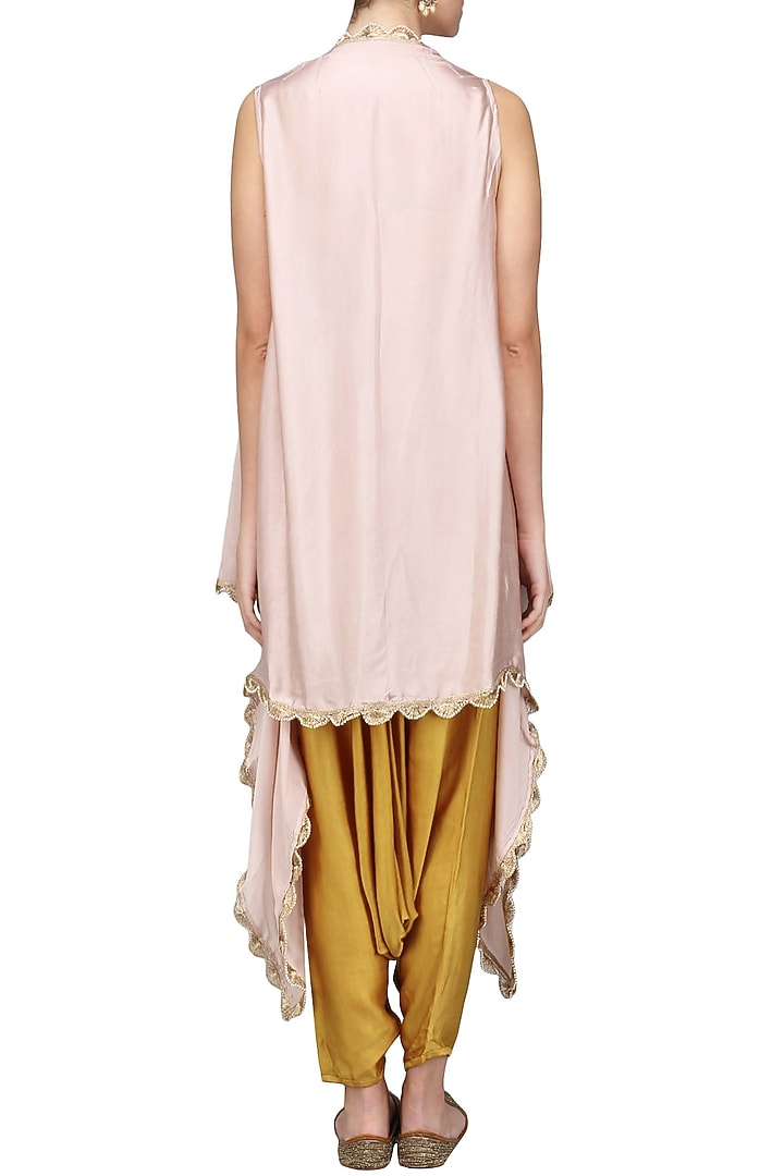 Rose gold Naya Cape Jacket available only at Pernia's Pop Up Shop.