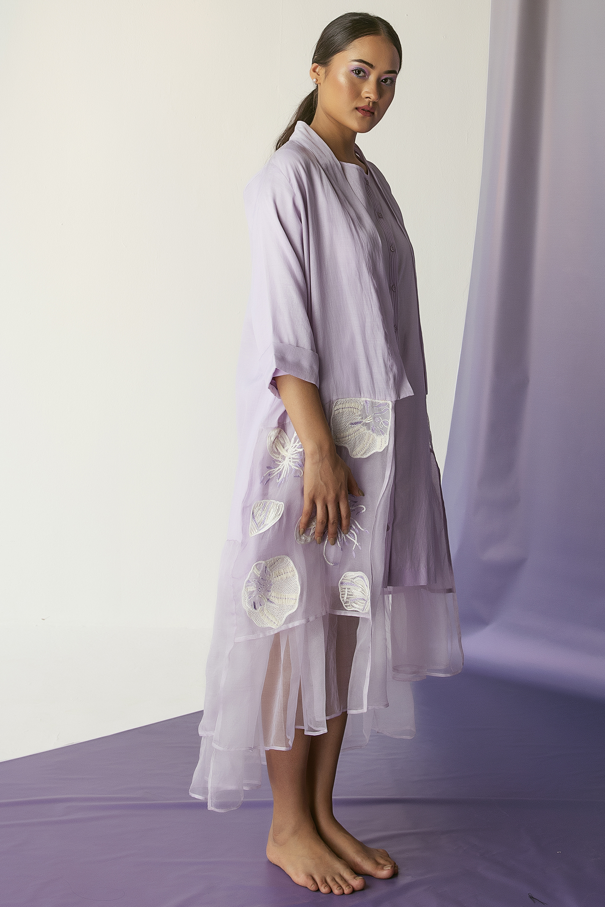 Lilac Embroidered Overlay by FEBo6 at Pernia's Pop Up Shop