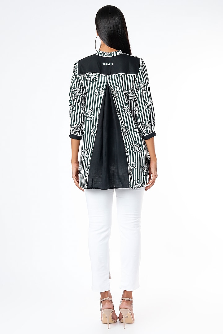 Black Octopus Printed Tunic by Felix bendish at Pernia's Pop Up Shop