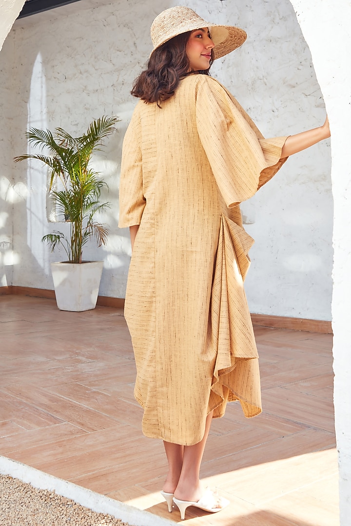 Brownish Beige Cotton Cowl Tunic by House Of Fett at Pernia's Pop Up Shop