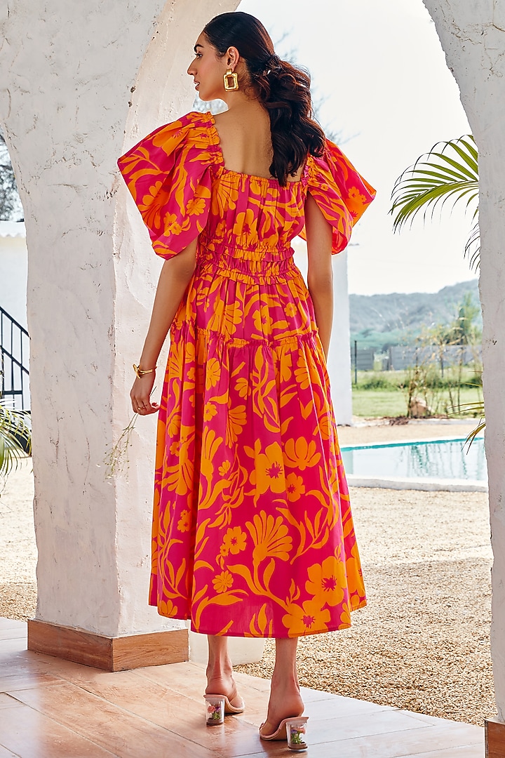 floral printed dress JULIANNA floral print short dress has a relaxed silhouette and a lightweight feel that’s effortless to wear Multi Floral Print Short Dress