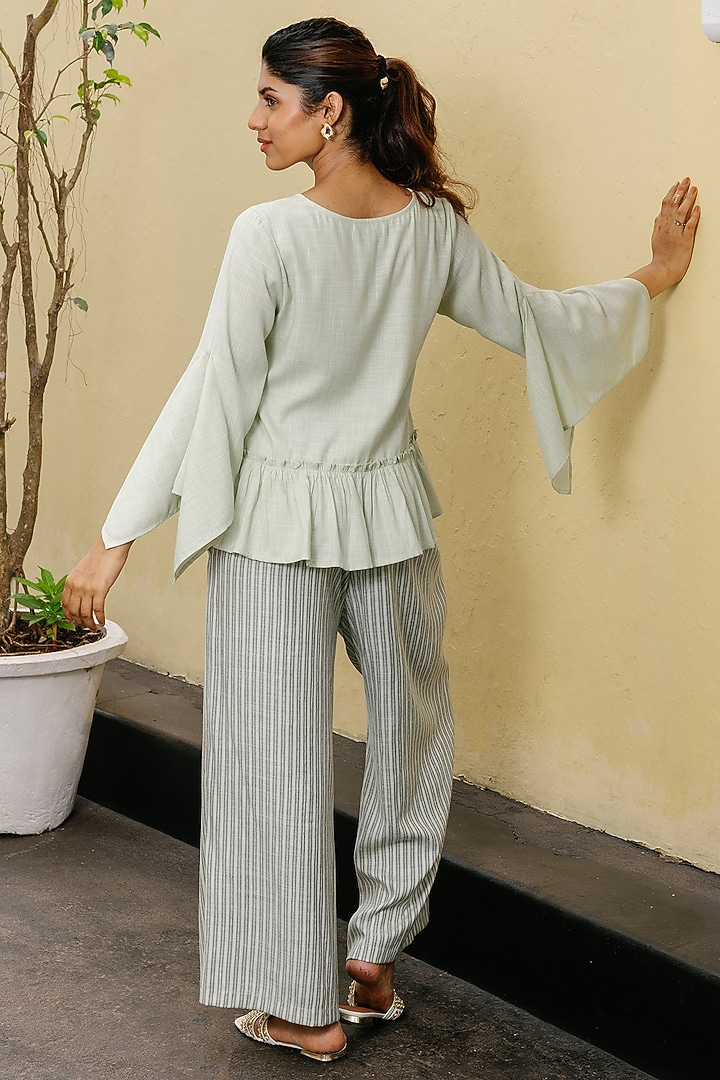 Green Rayon Top by House Of Fett at Pernia's Pop Up Shop