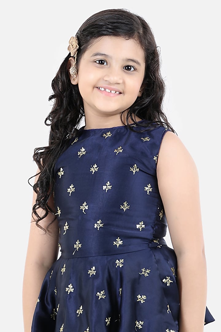 Mint Satin Silk Harem Pant Set For Girls by Fairies Forever at Pernia's Pop Up Shop