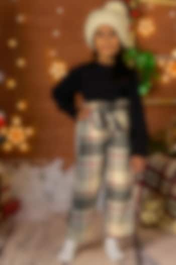 Black Cotton Top For Girls by Fairies Forever at Pernia's Pop Up Shop