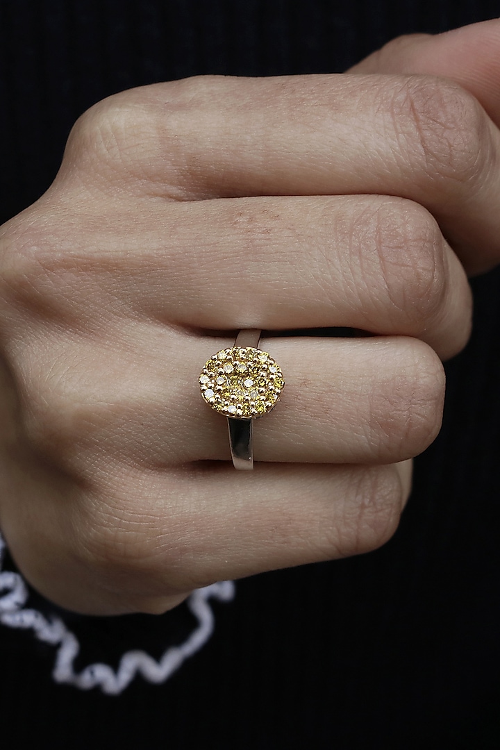 9kt White Gold Lab Grown Diamond Ring by Fiona Diamonds