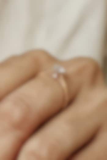 14Kt Yellow Gold Ring With Ombrazen Lab Grown Diamonds by Fiona Diamonds at Pernia's Pop Up Shop