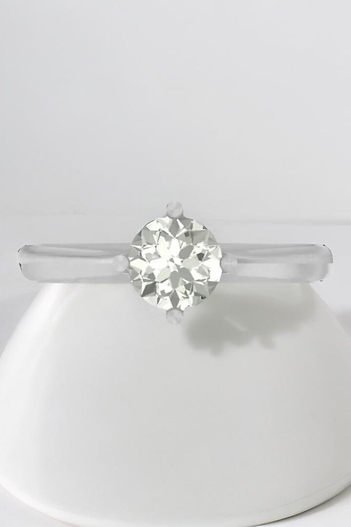 14Kt Yellow Gold Ring With Vortexa Lab Grown Diamonds by Fiona Diamonds at Pernia's Pop Up Shop