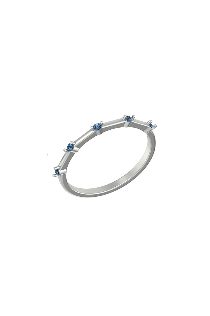 14Kt White Gold Ring With Gleam Lab Grown Diamonds by Fiona Diamonds at Pernia's Pop Up Shop