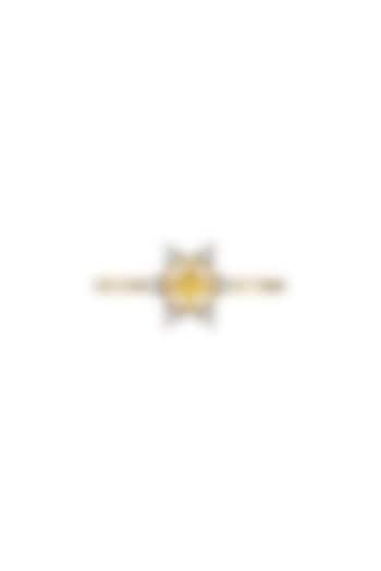 14Kt Yellow Gold Ring With Surge Lab Grown Diamonds by Fiona Diamonds at Pernia's Pop Up Shop