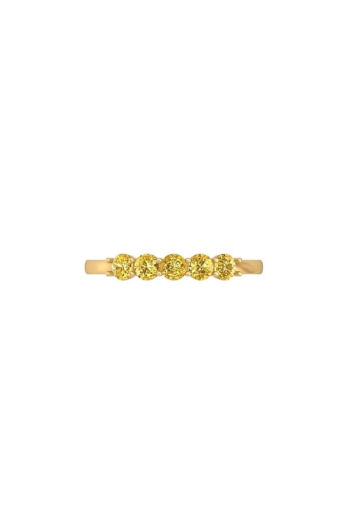 14Kt Yellow Gold Ring With Levita Lab Grown Diamonds by Fiona Diamonds at Pernia's Pop Up Shop