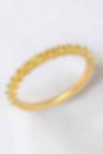 14Kt Yellow Gold Ring With Novan Lab Grown Diamonds by Fiona Diamonds at Pernia's Pop Up Shop
