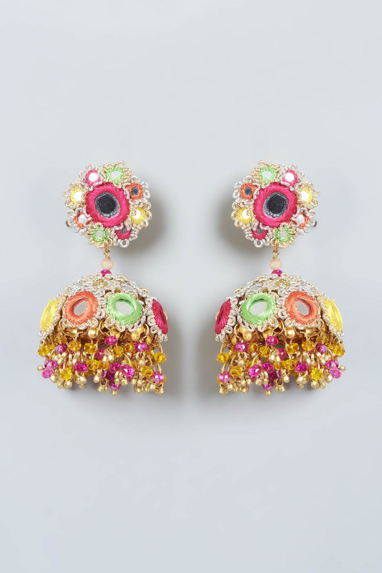 Resham earrings deals