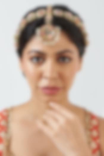 Mathapatti With Resham Hand Embroidery by Fooljhadi at Pernia's Pop Up Shop