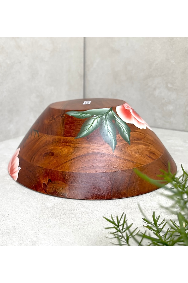 Brown Hand-Painted Snack Bowl by FLOURSHA at Pernia's Pop Up Shop