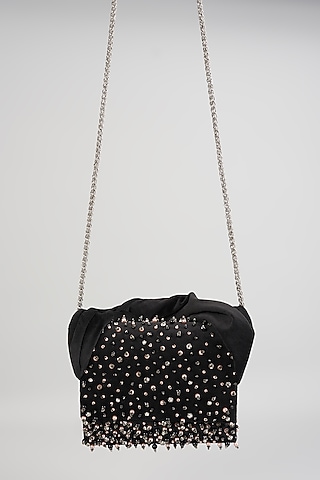 Black Velvet Bag by Forever Noor
