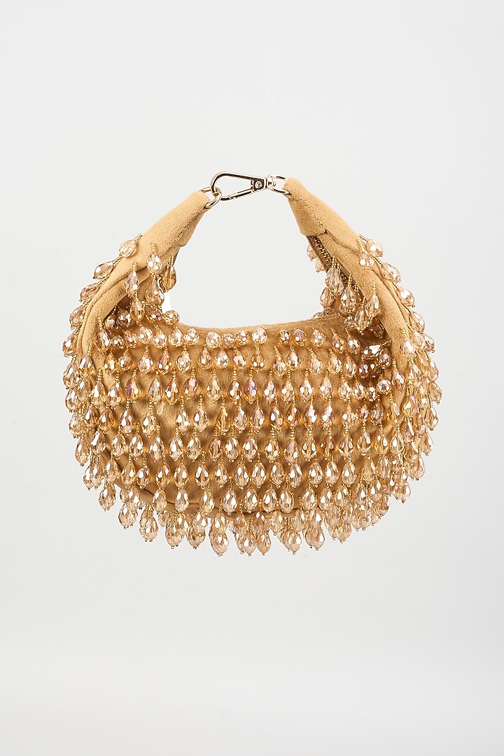 Gold Crystal Clutch by Forever Noor at Pernia's Pop Up Shop